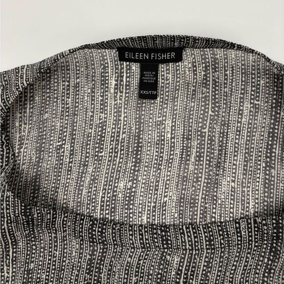 Eileen fisher | Firefly Printed Crinkle Silk Shirt and silk cami | XXS - Picture 3 of 8